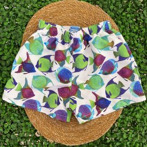 Costume bianco pesci