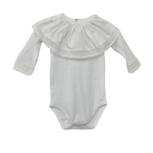 Body con colletto in pizzo Phi Clothing