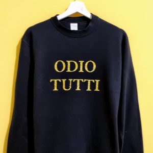 FELPA UNISEX “ODIO TUTTI”