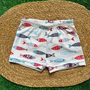 Costume bianco pesciolini FS Baby