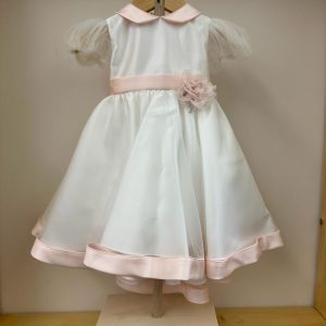 Abito Petit bianco e rosa