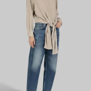 Camicia doppia vestibilità MM6 fango