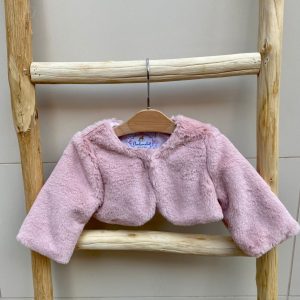 Pelliccia corta Ambarabà rosa