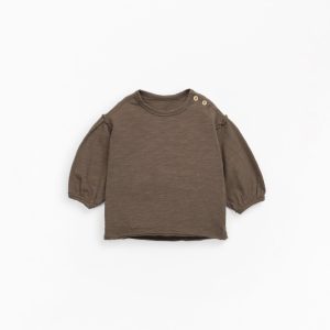 T-shirt manica lunga marrone Play Up