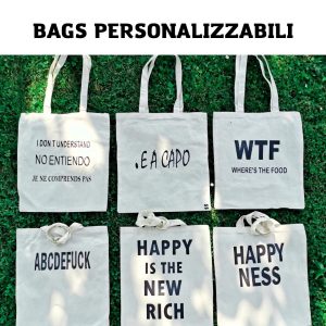BAGS PERSONALIZZABILI