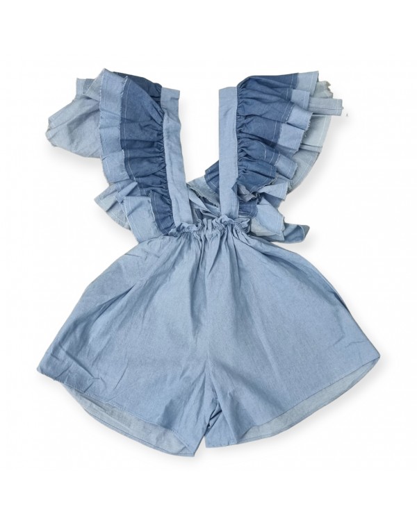 Shorts Isabelle Cocò et Mamà blu-denim