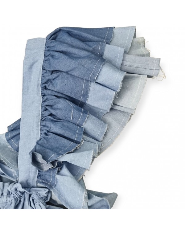 Shorts Isabelle Cocò et Mamà blu-denim - immagine 3