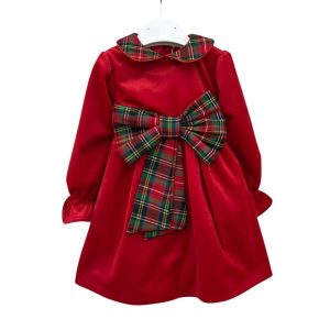 Vestito pappa & latte rosso