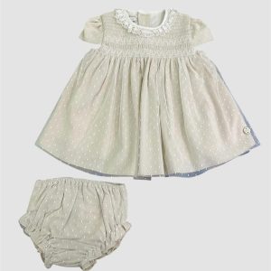 Abito e culotte tortora Paz Rodriguez