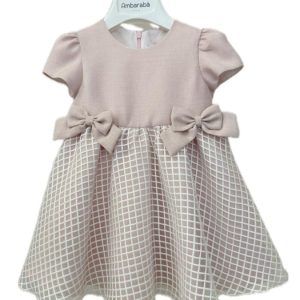 Vestito rosa fiocchetti Ambarabà