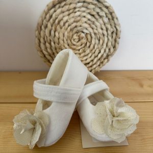 Scarpe culla rosellina Pure