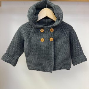 Cappottino doppiopetto grigio Yoedu