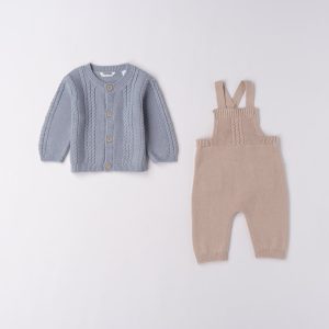 Salopette e maglioncino Minibanda