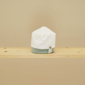 Cappellino bianco e verde Ninnaoh