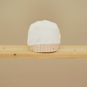 Cappellino arancione e beige Ninnaoh