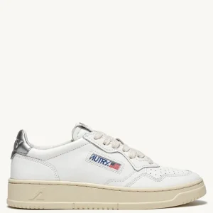 Sneakers Medalist Low Bianco e Argento