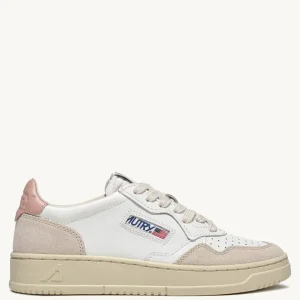 Sneakers Autry Medialist Low Bianco e Rosa