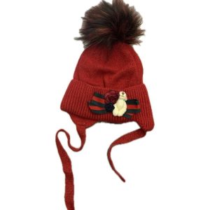 Cappellino rosso glitterato Jamiks