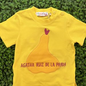 T-shirt gialla con pera Agatha Ruiz de la Prada