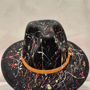 Cappello JAD in panno dipinto a mano