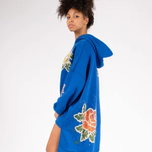 Felpa abito dipinta a mano