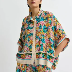 Camicia Jirt oversize stampa floreale
