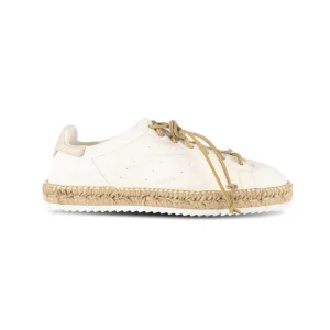 Sneakers Lyon cut parker in pelle bianco