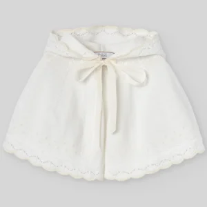 Mantellina crema Paz Rodriguez