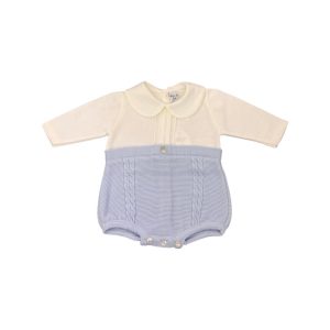 Pagliaccetto Bianco e Celeste Pappa e Latte