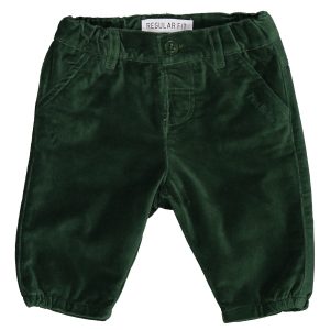 Pantalone verde velluto Birba