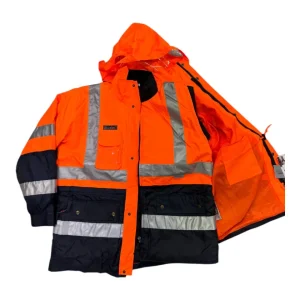 Giacca Blu City art. 512 alta visibilità impermeabile