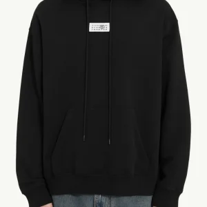 Felpa nera con logo numeric