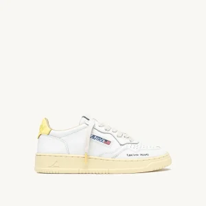 Sneakers medalist low bianca e lemon