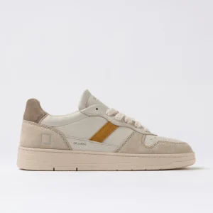 Sneakers 2.0 vintage il pelle e suede ivory