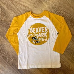 T-shirt gialla e bianca Birba