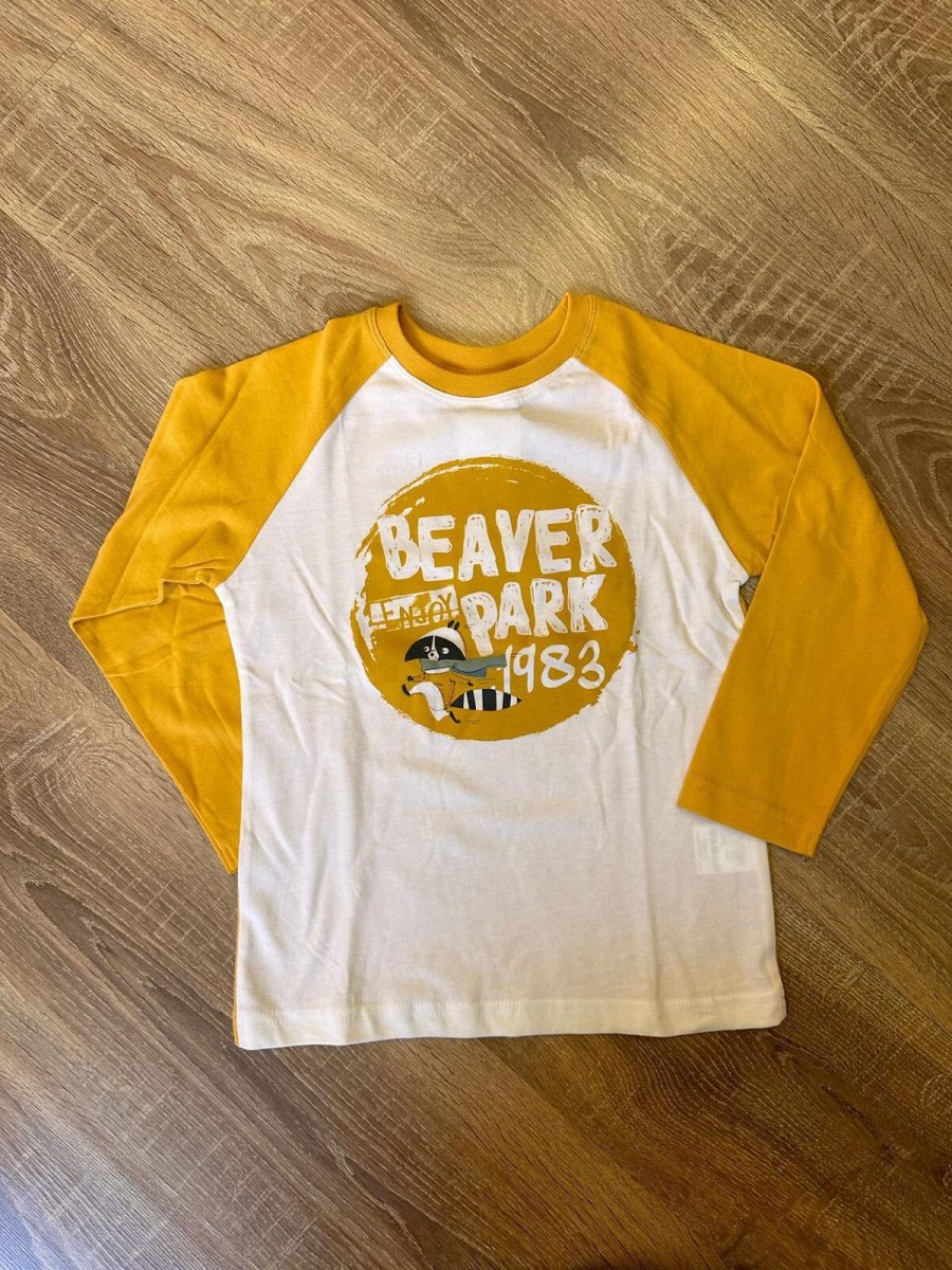 T-shirt gialla e bianca Birba