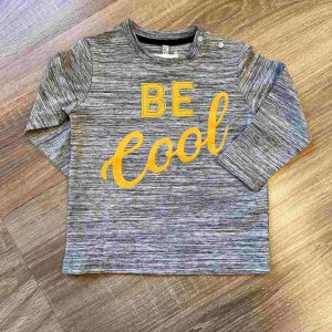 T-shirt grigia e gialla Birba