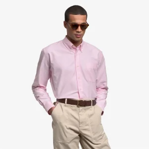 Camicia Whaleback oxford rosa