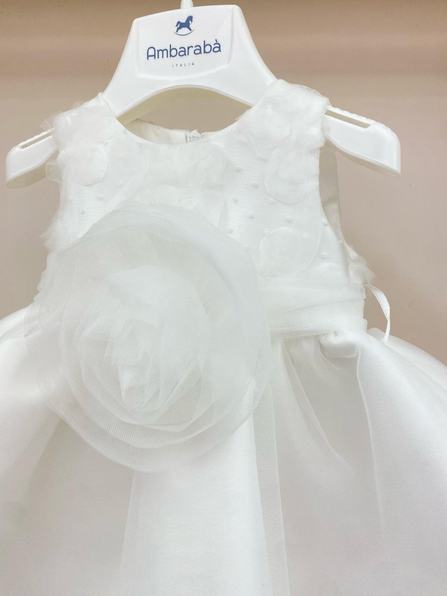 Abito panna con tulle Ambarabà - immagine 3