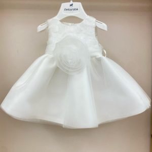 Abito panna con tulle Ambarabà