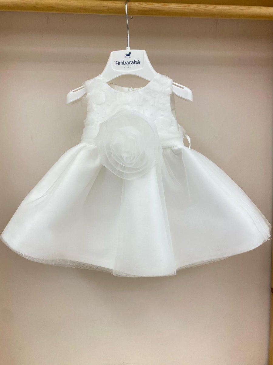 Abito panna con tulle Ambarabà - immagine 2