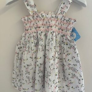 Vestito Sardon in plumetis con fiori