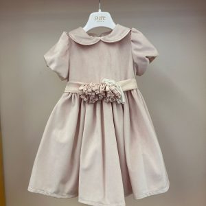 Vestito rosa in velluto Pure