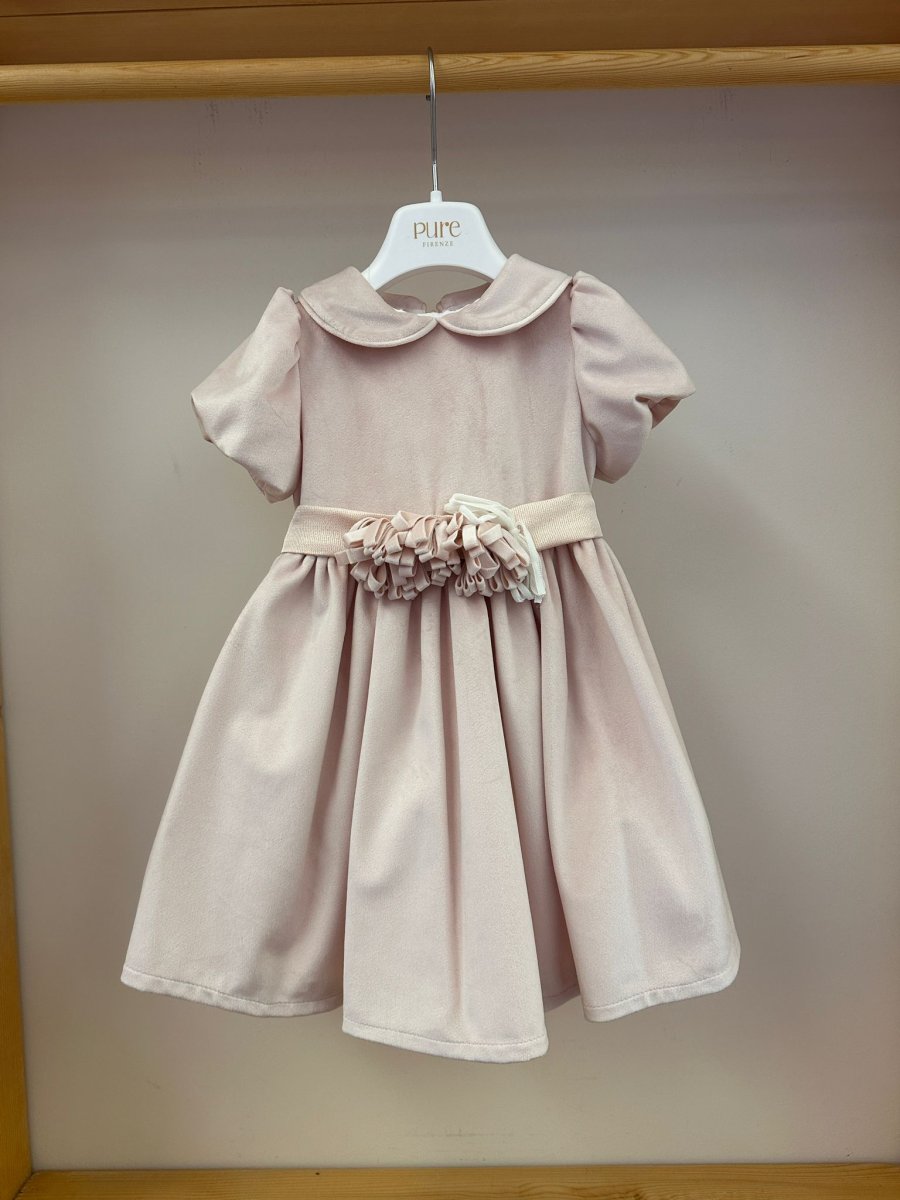 Vestito rosa in velluto Pure - immagine 2