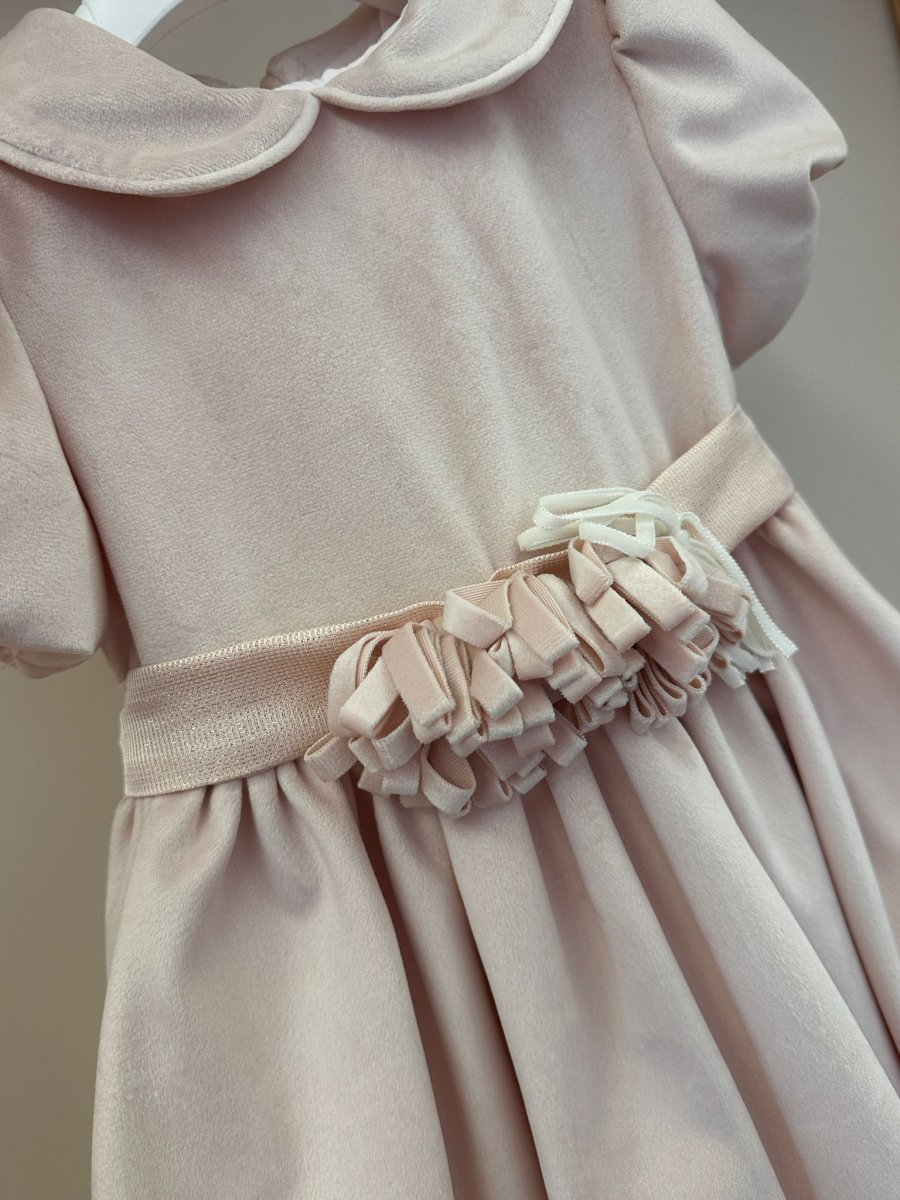 Vestito rosa in velluto Pure - immagine 3