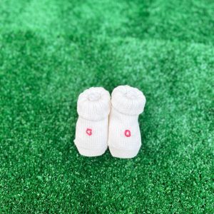 Babbucce in filo di scozia con ricamo corallo Primodì