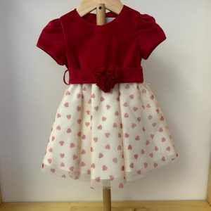 Abito cuoricini rossi Ambarabà