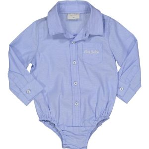 Camicia Birba a body celeste