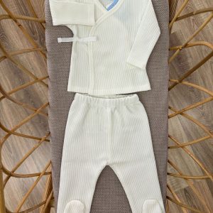 Completo 2 pezzi Mac Ilusion con fiocchetto bianco