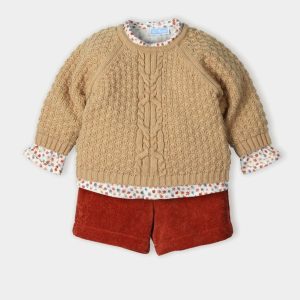 Completo 3 pezzi ruggine e cammello Mac Ilusion